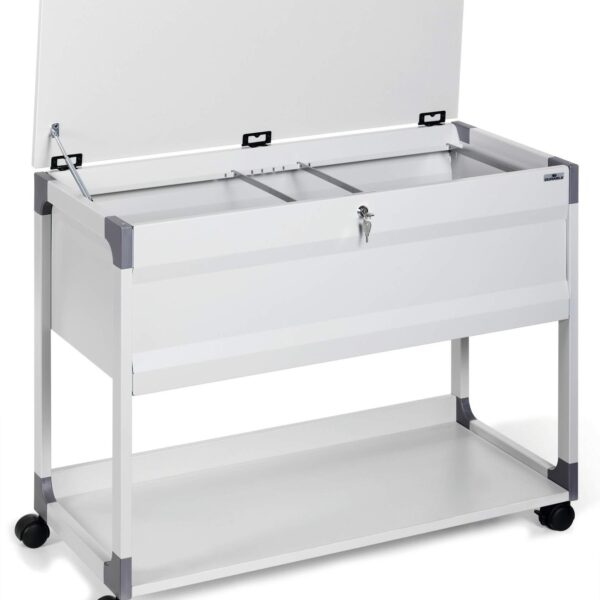 Durable MULTI TOP File Trolley 100 Grey