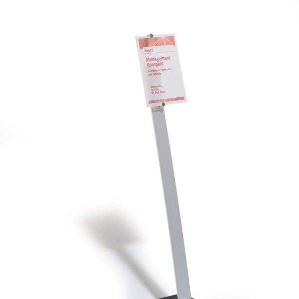 Durable CRYSTAL SIGN Floor Stand A4
