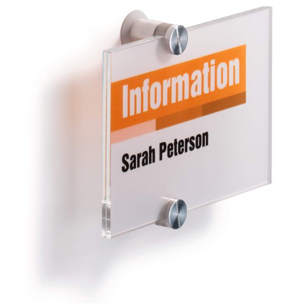 Durable CRYSTAL Door Sign 148x105mm