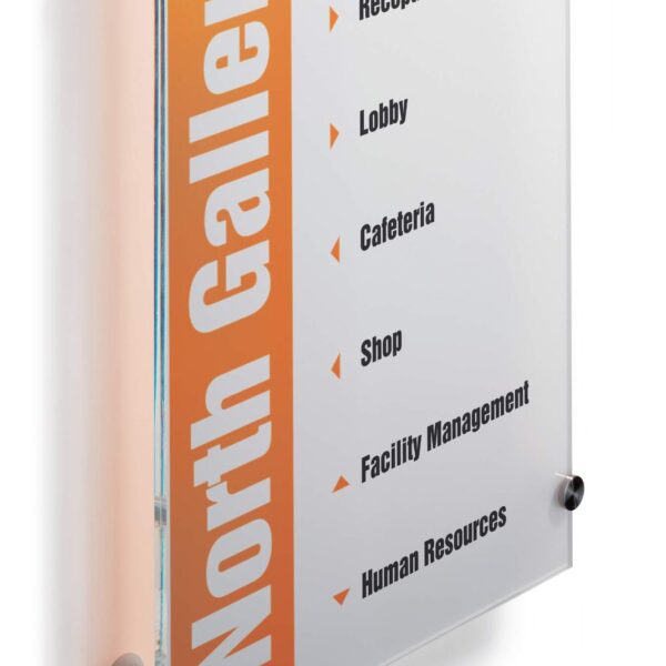 Durable CRYSTAL Door Sign A3