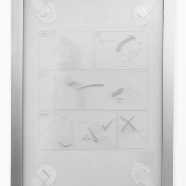 Durable DURAFRAME Wallpaper A4 Silver