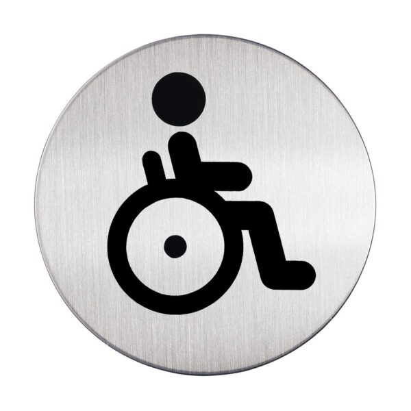Durable PICTO 'Disabled WC' Symbol 83mm