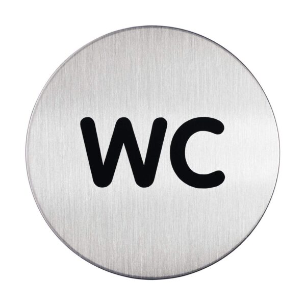 Durable PICTO 'WC' Sign 83mm