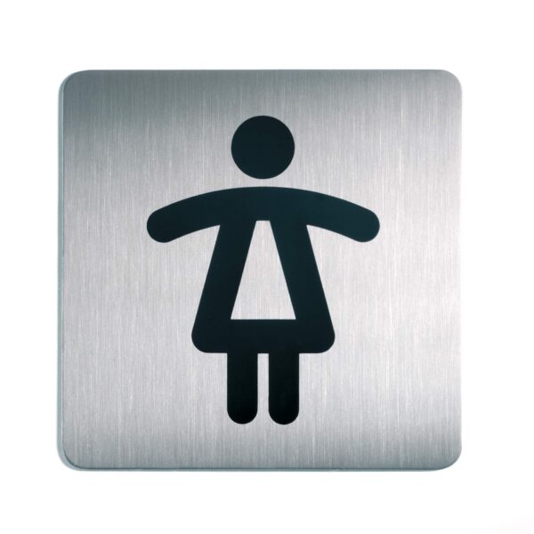 Durable PICTO 'Women's WC' Symbol 150mm