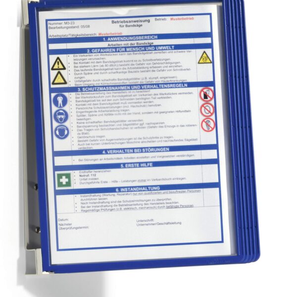 Durable VARIO WALL 5 A4 Dark Blue