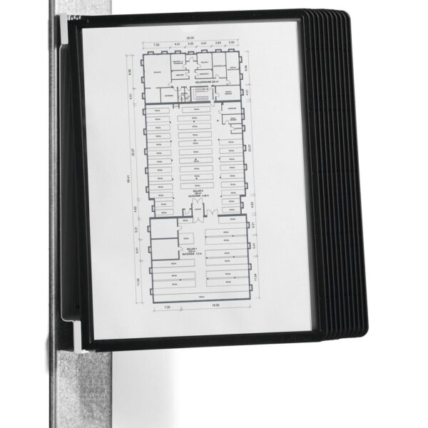Durable VARIO Magnet Wall 10 A4 Black