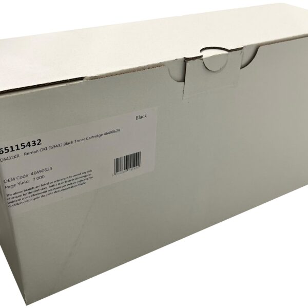 Comp OKI ES5432 Black Toner Cartridge