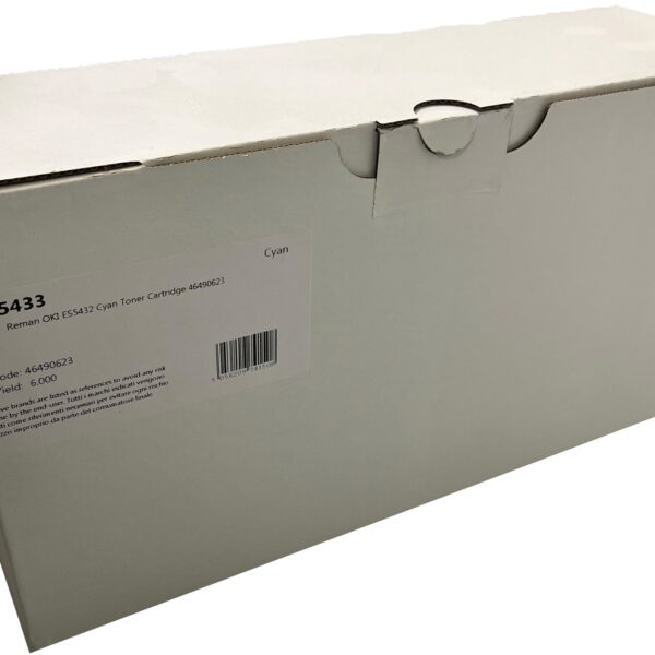 Comp OKI ES5432 Cyan Toner Cartridge