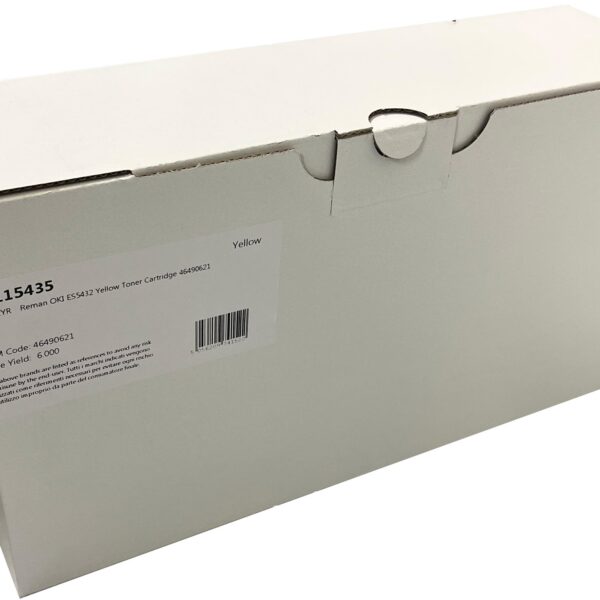 Comp OKI ES5432 Yellow Toner Cartridge
