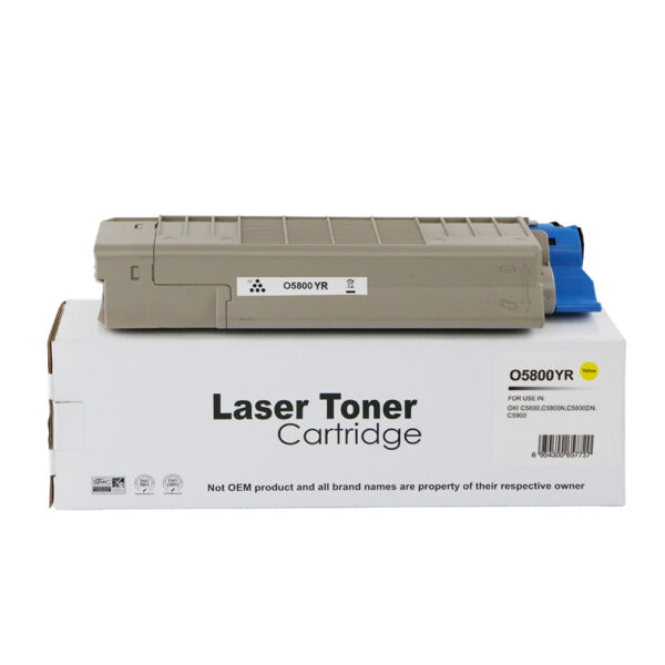 Reman OKI C5800Y 43324421 Toner