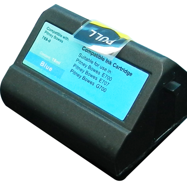 Comp Pitney Bowes E700 Blue 769-0 Ink