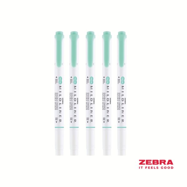MILDLINER Dbl End Perm Marker Green Bx10