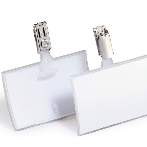 Durable CLICK FOLD Clip Badge 54x90mm