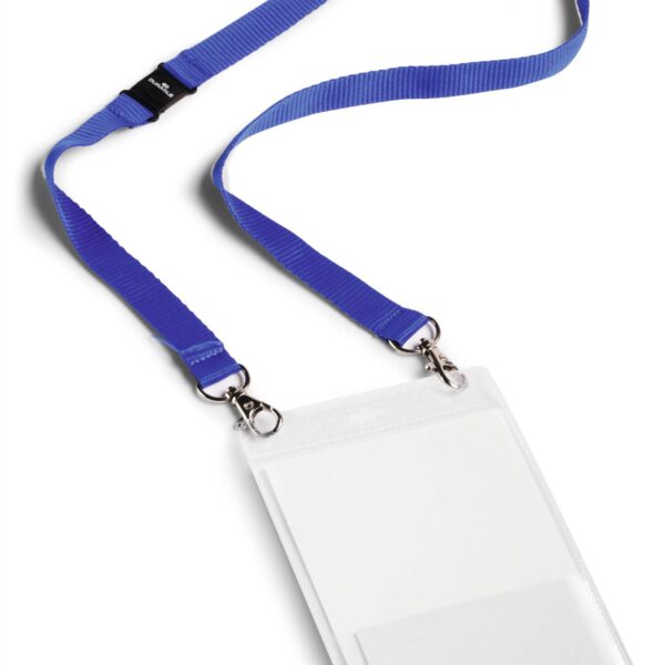 Durable Lanyard Event Badge A6 Blue