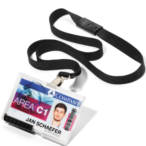 Durable PUSHBOX Duo Lanyard ID Holder