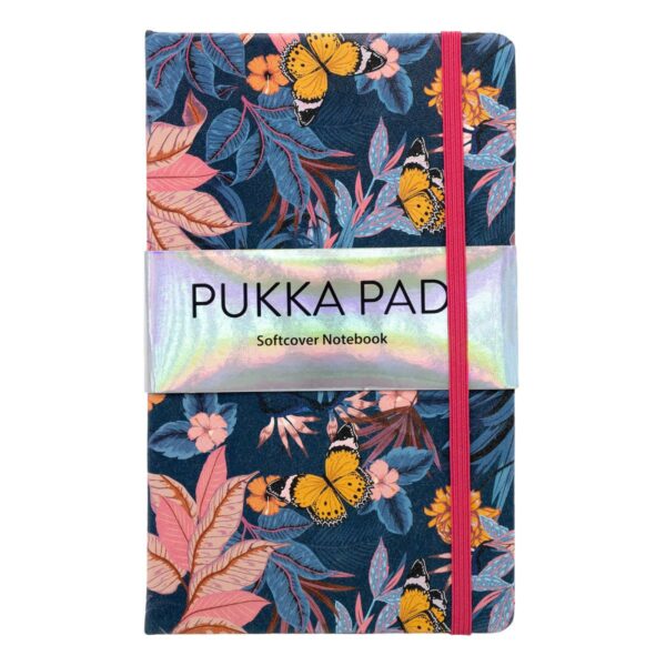 Pukka Bloom Softcover Notebook Blue (Pac