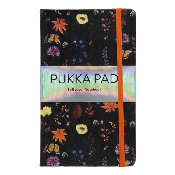 Pukka Bloom Softcover Notebook Black (Pa