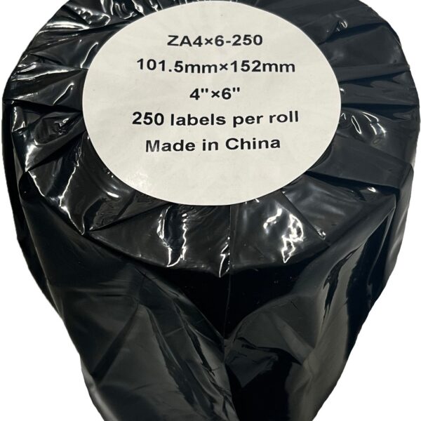 Comp Zebra 101.6x152.4 Wh Label Roll-250