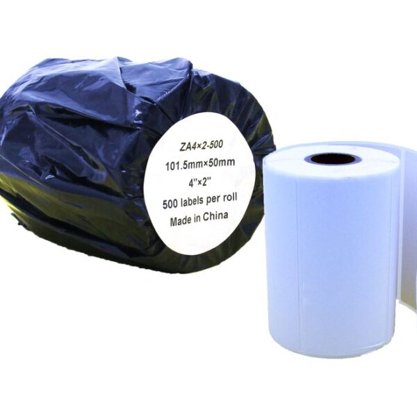 Comp Zebra 101.6x50.8 Wh Label Roll-500