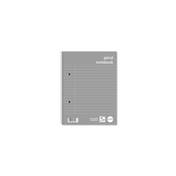 RHINO A5+ Spiral N/Bk 160 Pg 8mm Ruled&M