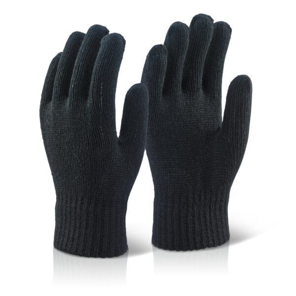 ACRYLIC GLOVE BLACK