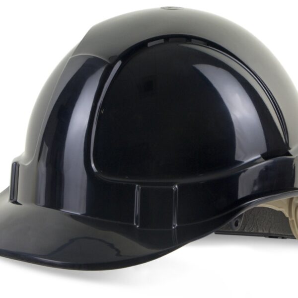 B-BRAND SAFETY HELMET BLACK WHEEL RATCHE