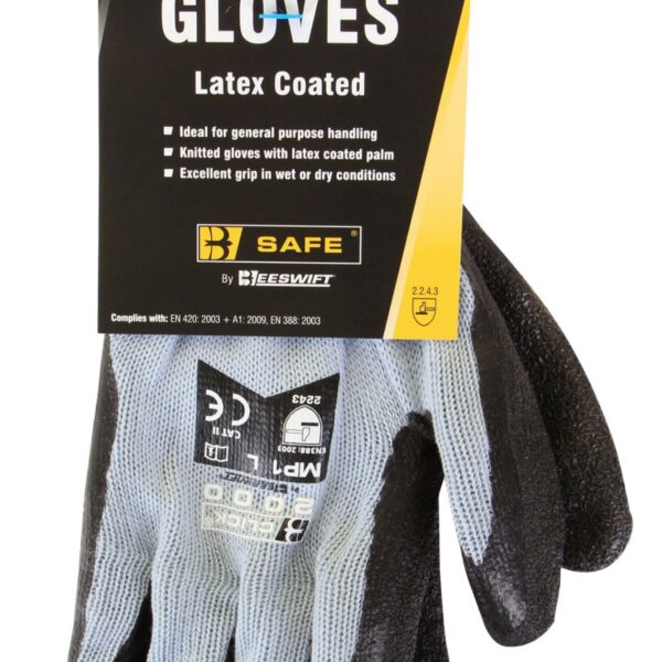BUILDERS LATEX GLOVE BLACK XL