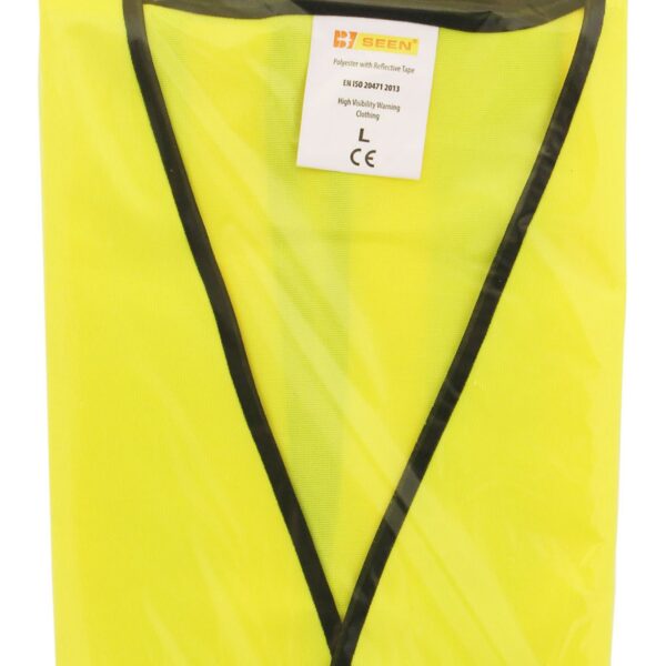 HI VISIBILITY VEST S/YELL L