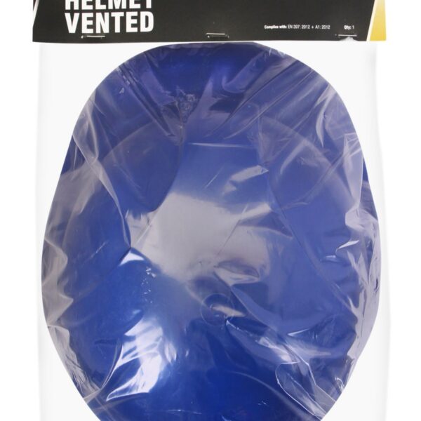 VENTED SAFETY HELMET BLUE