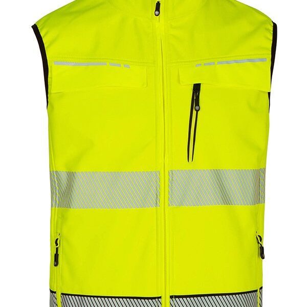 DELTIC HI-VIS GILET TWO-TONE  Saturn Yel