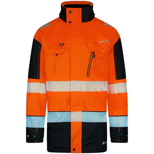 DELTIC HI-VIS JACKET TWO-TONE  Orange Bl