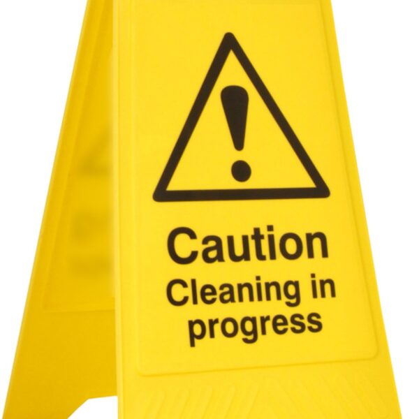 CLEANING IN PROGRESS A BOARD