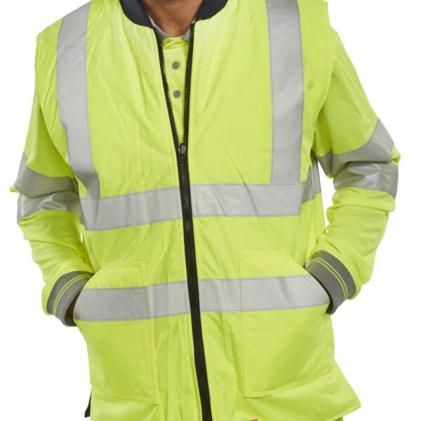 BODYWARMER ENG SAT/YELLOW L
