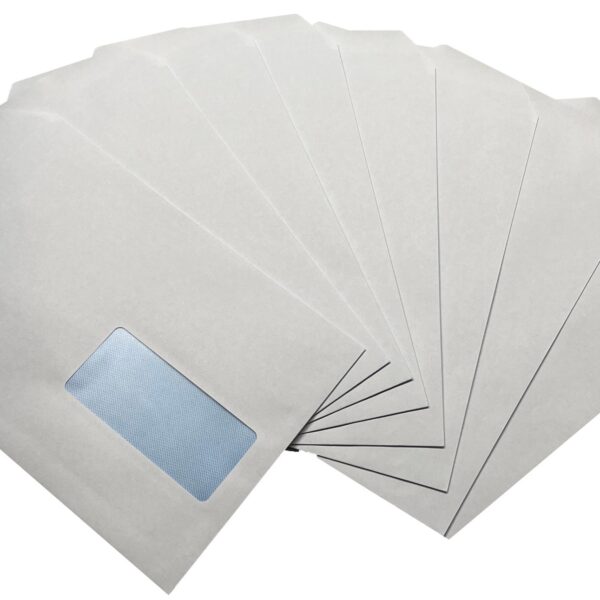 C5 Envelopes Window Self Seal White