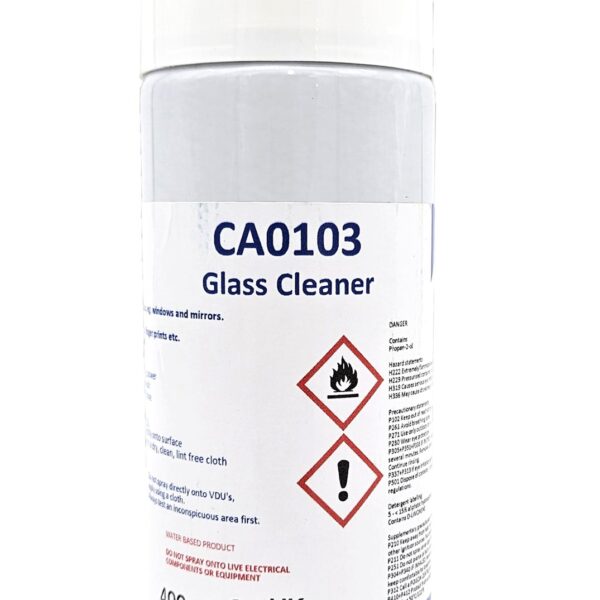 Glass and Mirror Cleaner 400ml Aerosol