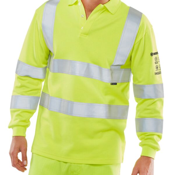 ARC COMPLIANT HI VIZ POLO SML