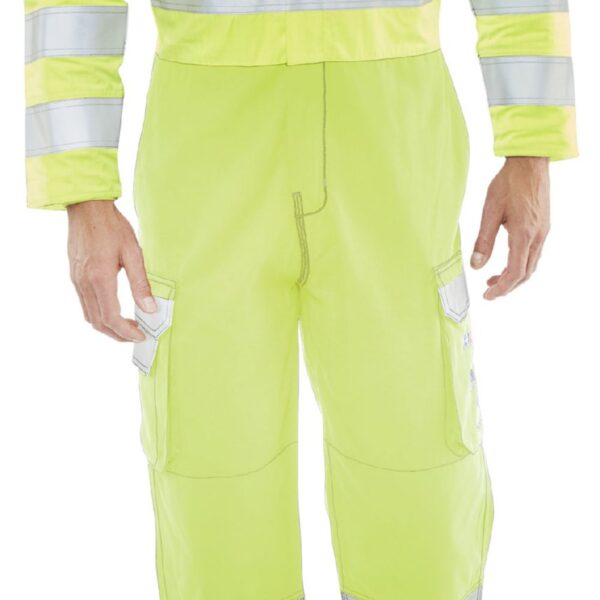 HIVIS YELLOW COVERALL 54