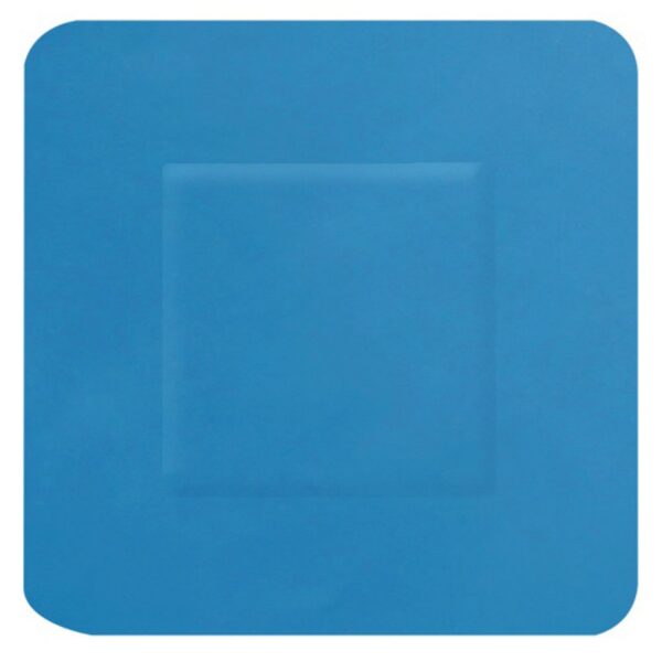 HYGIO PLAST BLUE DETECTABLE PLASTERS SQU