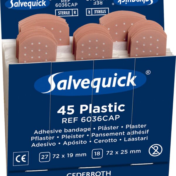 SALVEQUICK W/PROOF PLASTERS REFILL