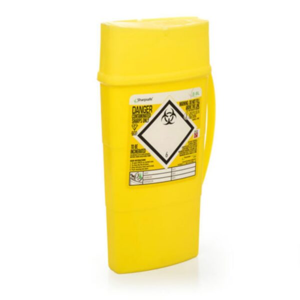 SHARP SAFE SHARPS BIN 0.6LTR