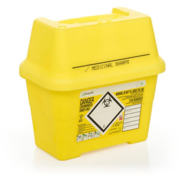 SHARP SAFE SHARPS BIN 2LTR