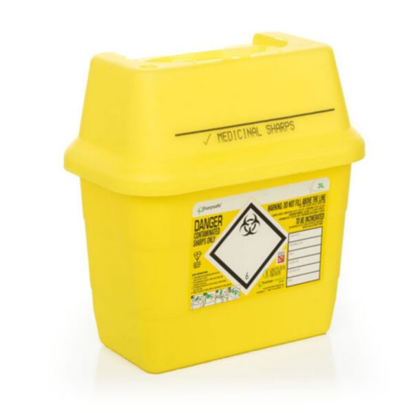 SHARP SAFE SHARPS BIN 3LTR