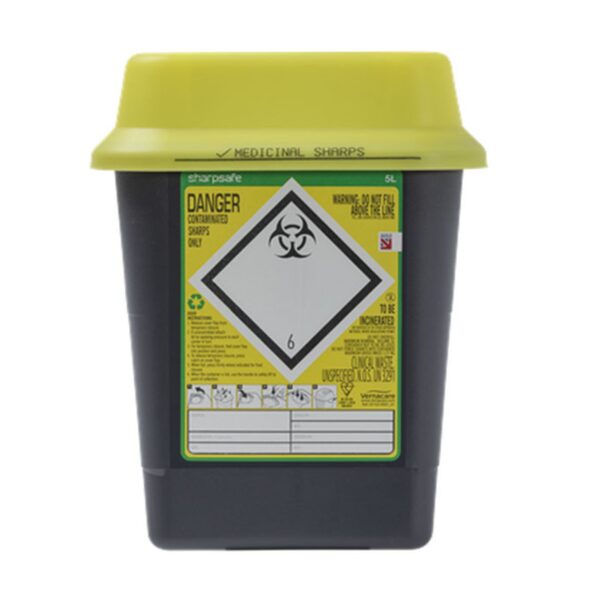 SHARP SAFE SHARPS BIN 5LTR