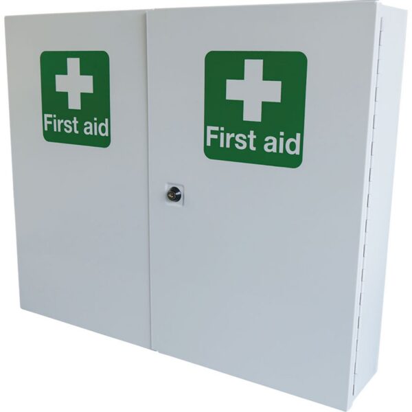 DOUBLE DOOR METAL FIRST AID CABINET