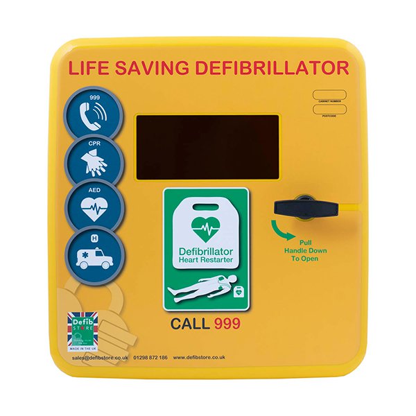 DEFIBRILLATOR POLYCARBONATE CABINET UNLO