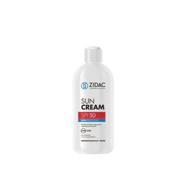 Zidac Sun Cream SPF 50 100ml Bottle