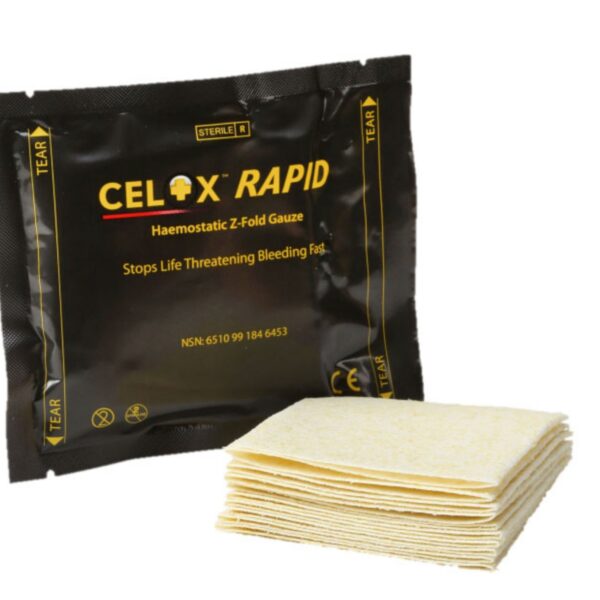 CELOX RAPID HAEMOSTATIC GAUZE Z-FOLD