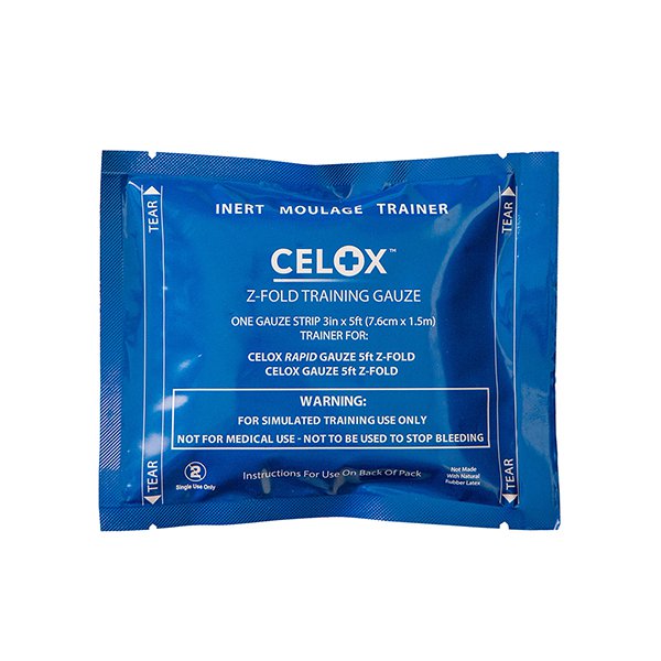 CELOX 5FT Z-FOLD TRAINING GAUZE