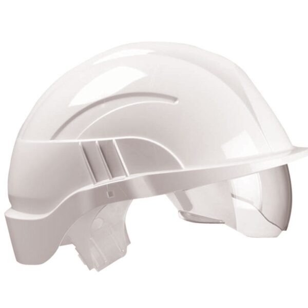 VISION PLUS SAFETY HELMET WHITE C/W INTE