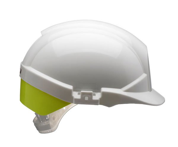 REFLEX SAFETY HELMET WHITE C/W YELLOW RE